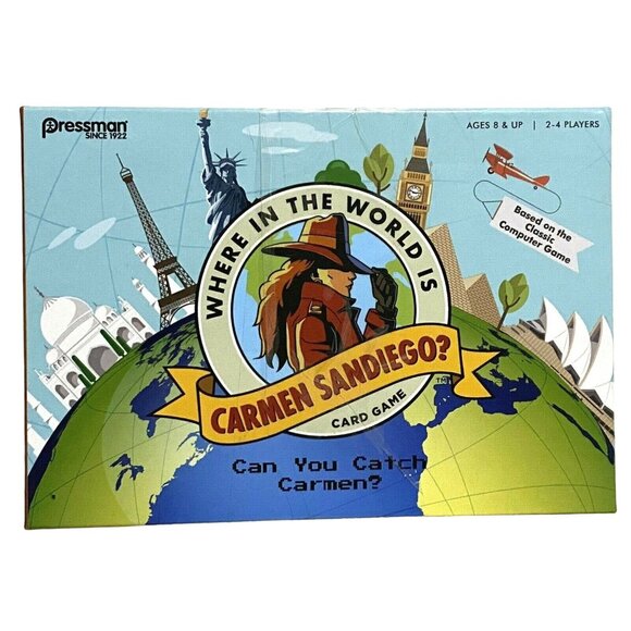 Pressman Where in the World Is Carmen Sandiego Game - Picture 2 of 11